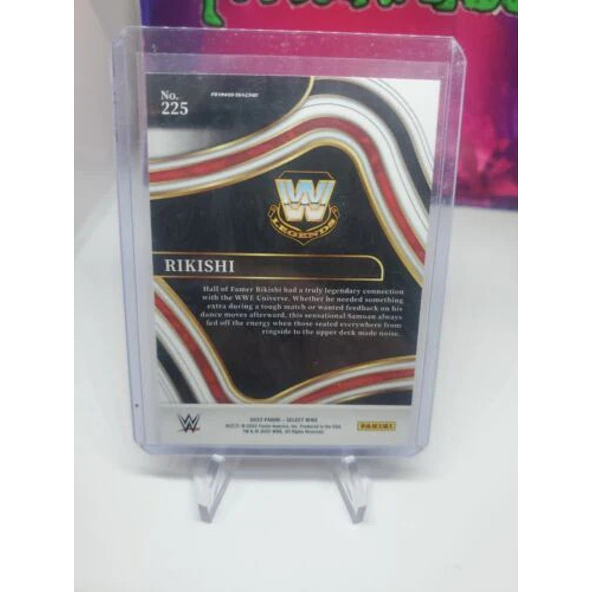 2022 WWE SELECT RETAIL BLASTER EXCLUSIVE RED BLUE RIKISHI RINGSIDE LEVEL #225
