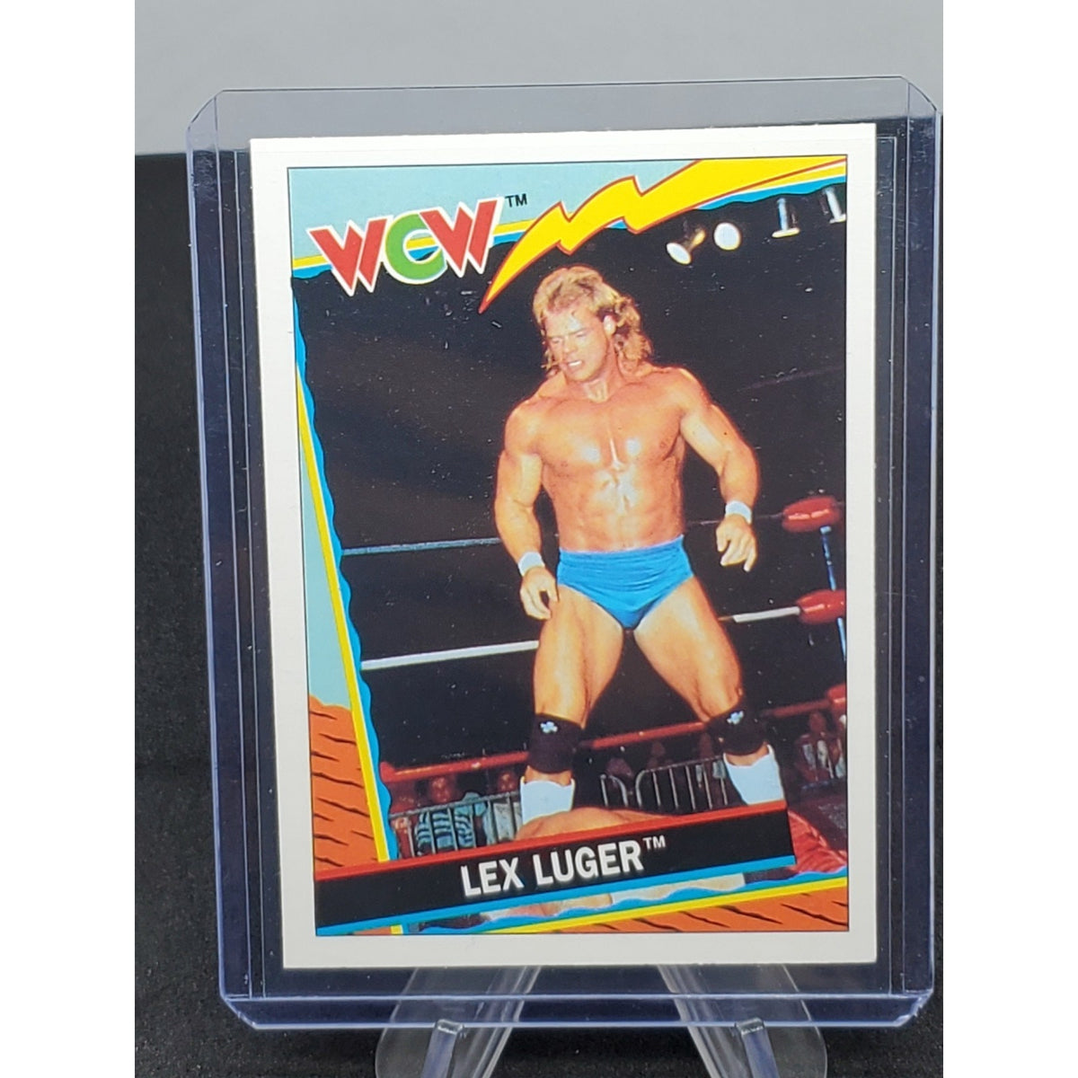1992 Topps World Championship Wrestling WCW Lex Luger #1