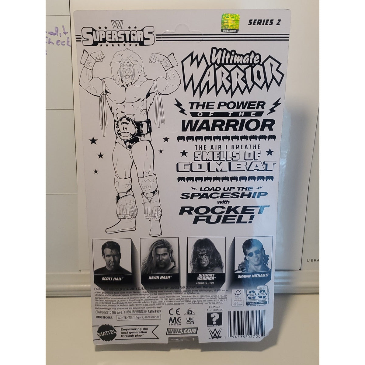 2021 WWE Superstars: ULTIMATE WARRIOR 6" Action Figure w/Entrance Duster