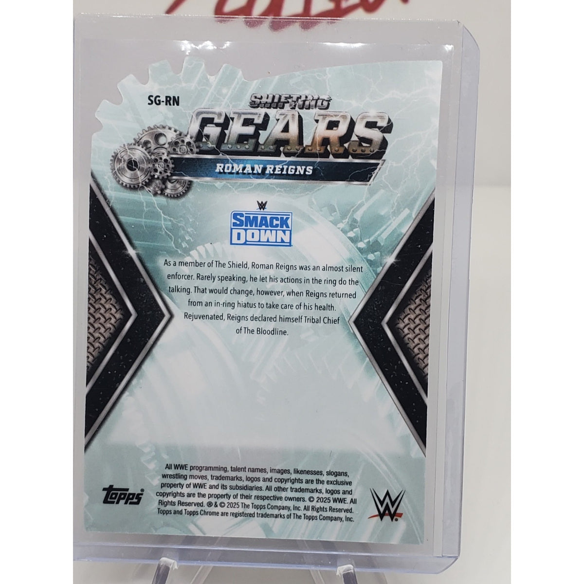 2025 Topps Chrome WWE - Shifting Gears Roman Reigns #SG-RN