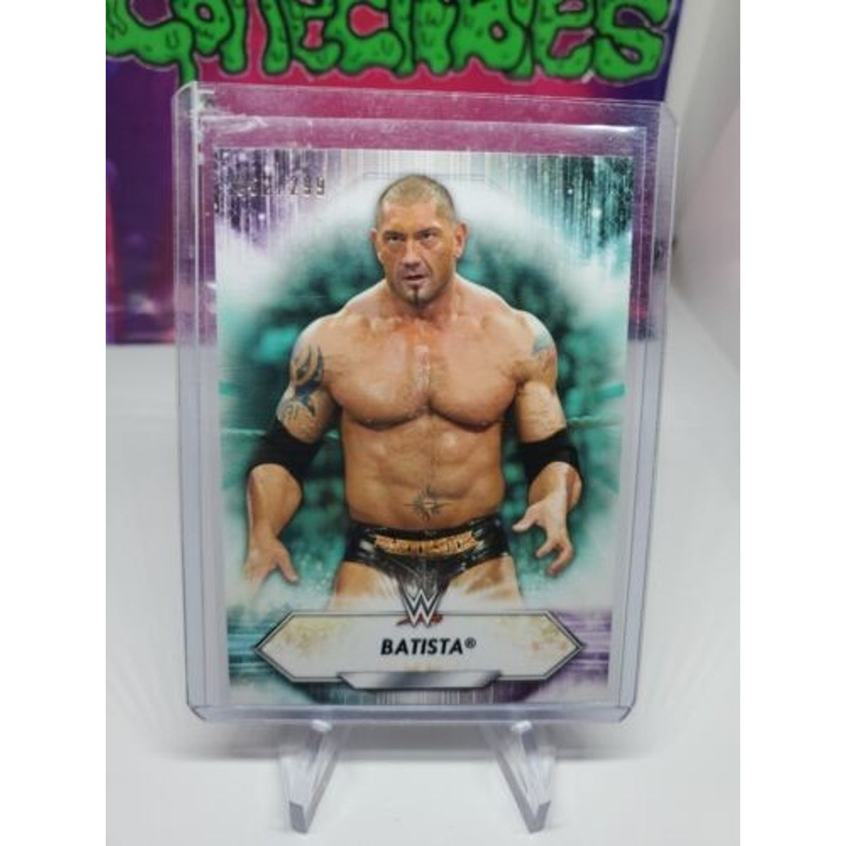 Topps WWE 2021 Batista Parallel #/299 Near Mint!