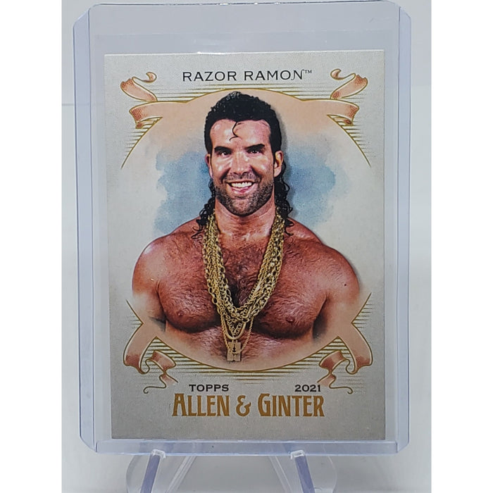 2021 Topps Heritage WWE Allen and Ginter #AG16 Razor Ramon