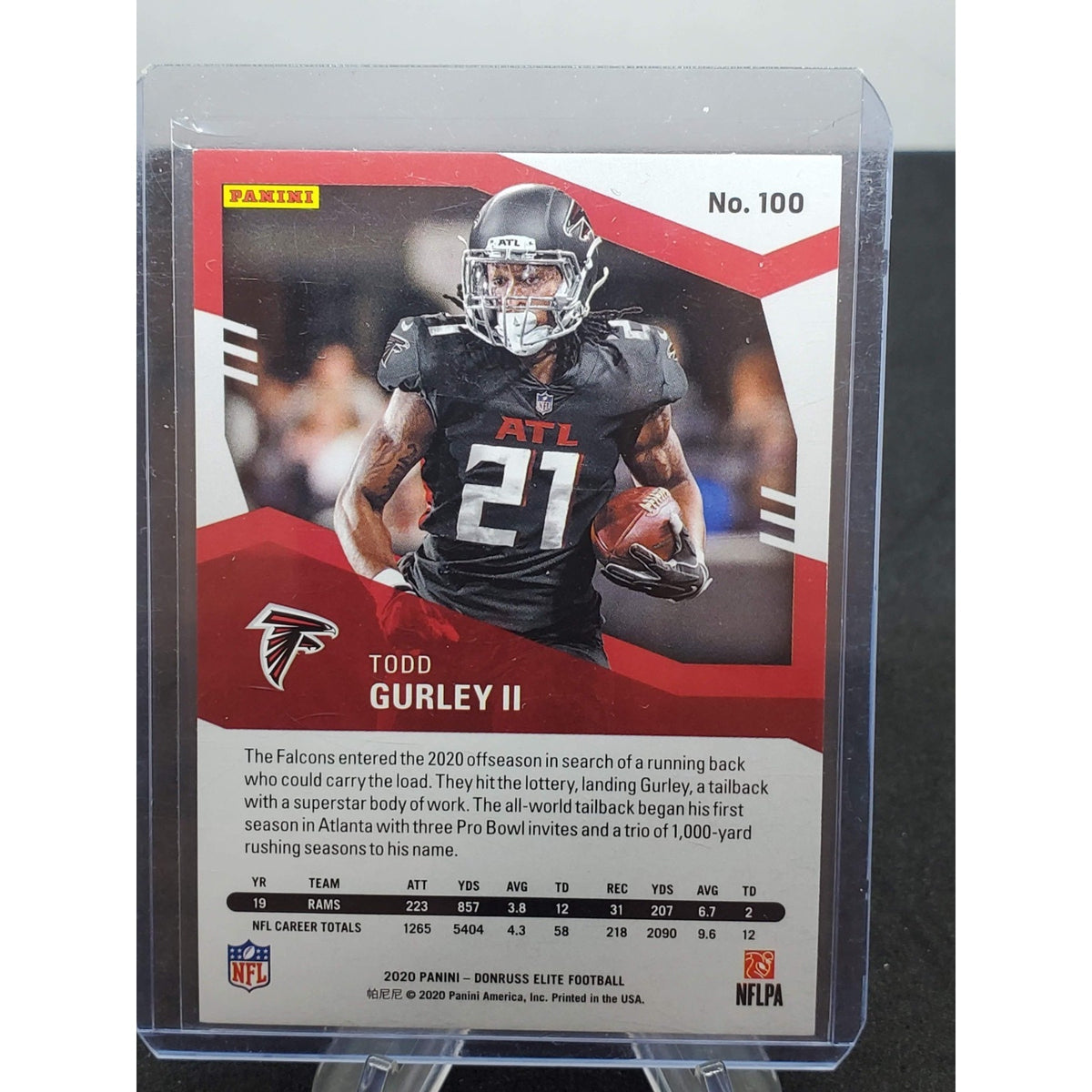 2020 Panini Donruss Elite - Todd Gurley II #100 Status /30
