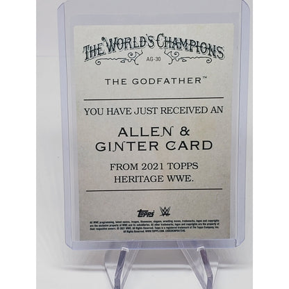 The Godfather 2021 Topps Heritage WWE Allen & Ginter Card