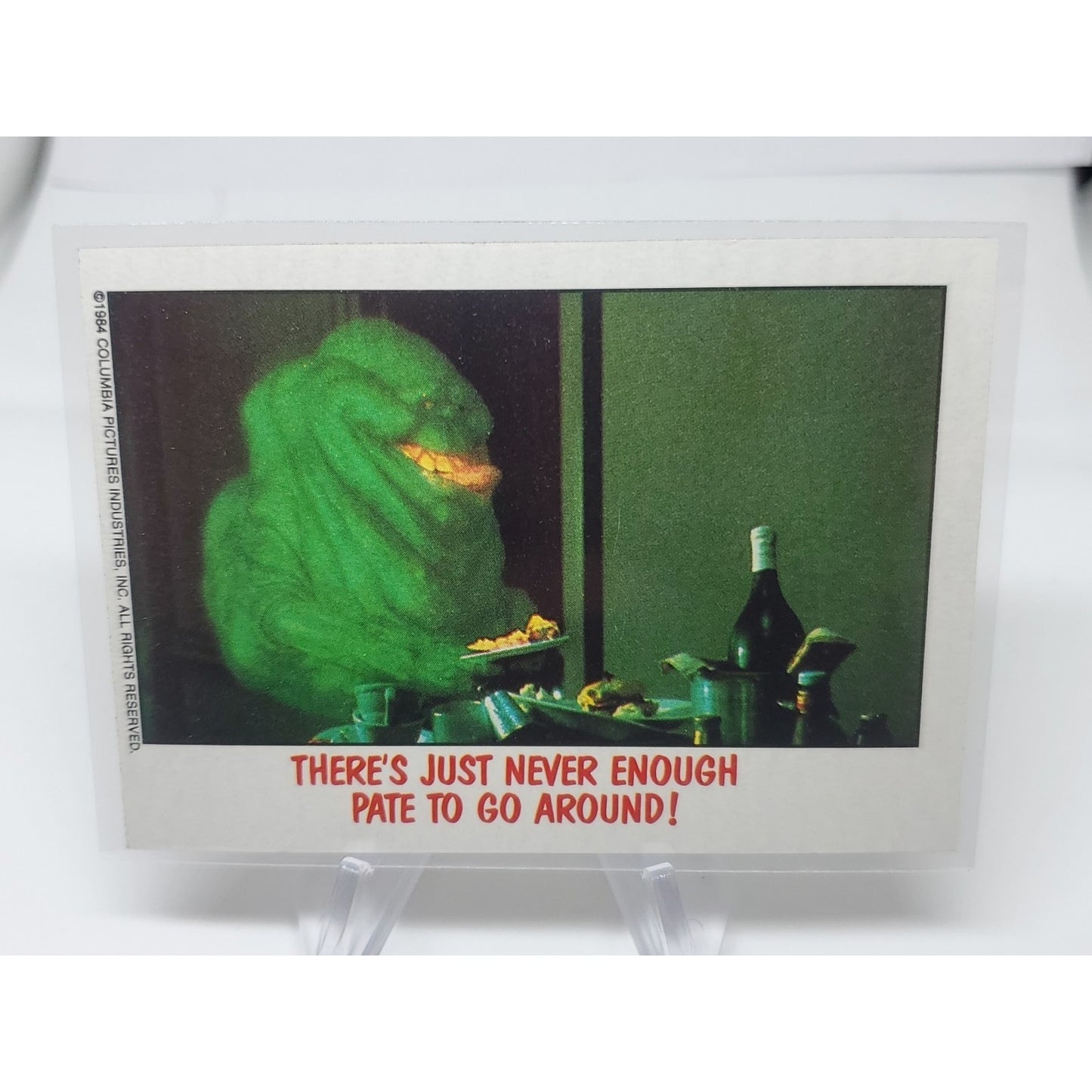 1988 Topps Fright Flicks #87 There's Just Never Enough Pate To Go Around! -