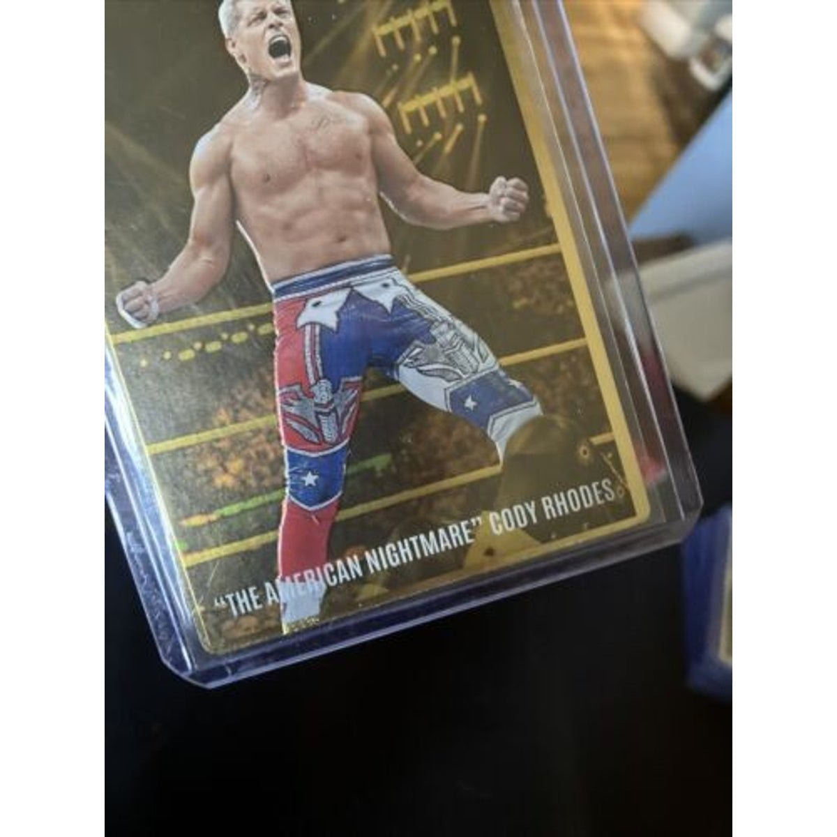2023 Panini WWE Chronicles Cody Rhodes Action Packed 24k Gold Parallel SSP / New