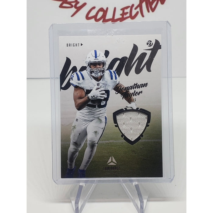 2021 Panini Luminance Bright Beginnings Relics Jonathan Taylor #BB-JT