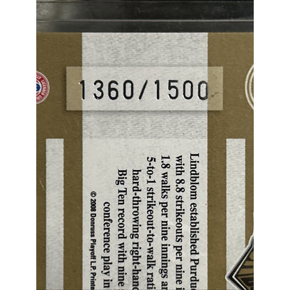 2008 Donruss Elite Extra Edition School Colors /1500 Josh Lindblom #SC-30