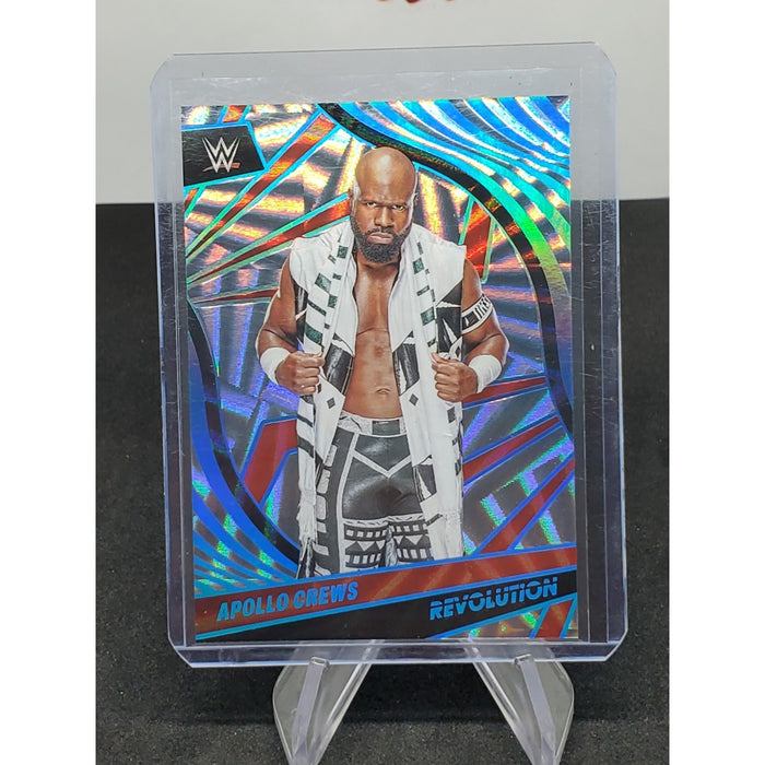 2022 Panini WWE Revolution Apollo Crews Angular Parallel Card #16 RAW /199