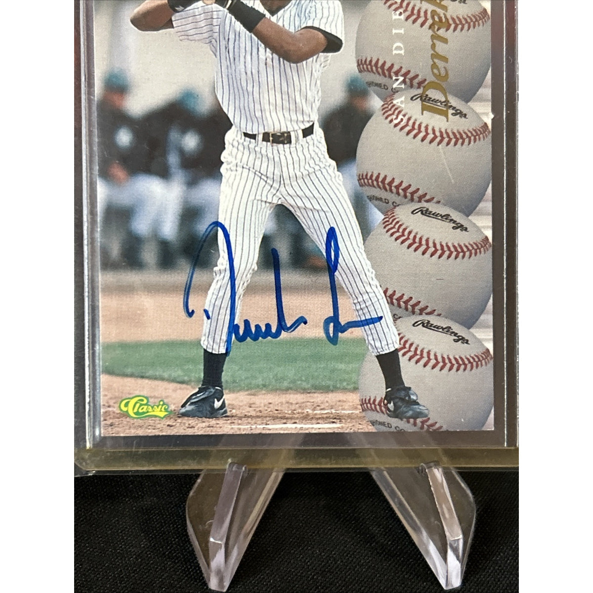 1995 Classic 5 Sport Derek Lee 🔥 Autograph Rookie Card San Diego Padres