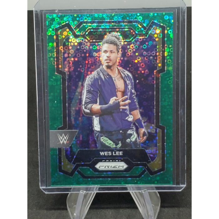 Wes Lee 2024 Panini Prizm #165 Green Disco Prizm 13/49
