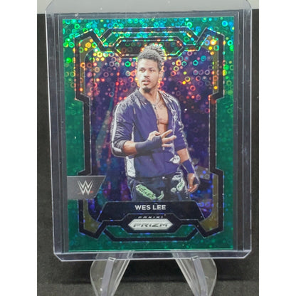 Wes Lee 2024 Panini Prizm #165 Green Disco Prizm 13/49