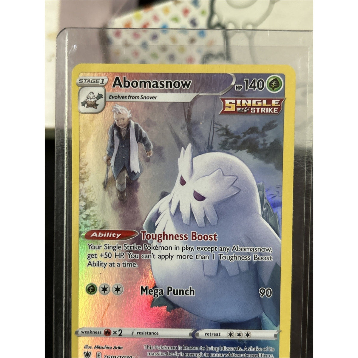 Abomasnow TG01/TG30 Swsh10 Astral Radiance Trainer Gallery Holo - Pack Fresh New