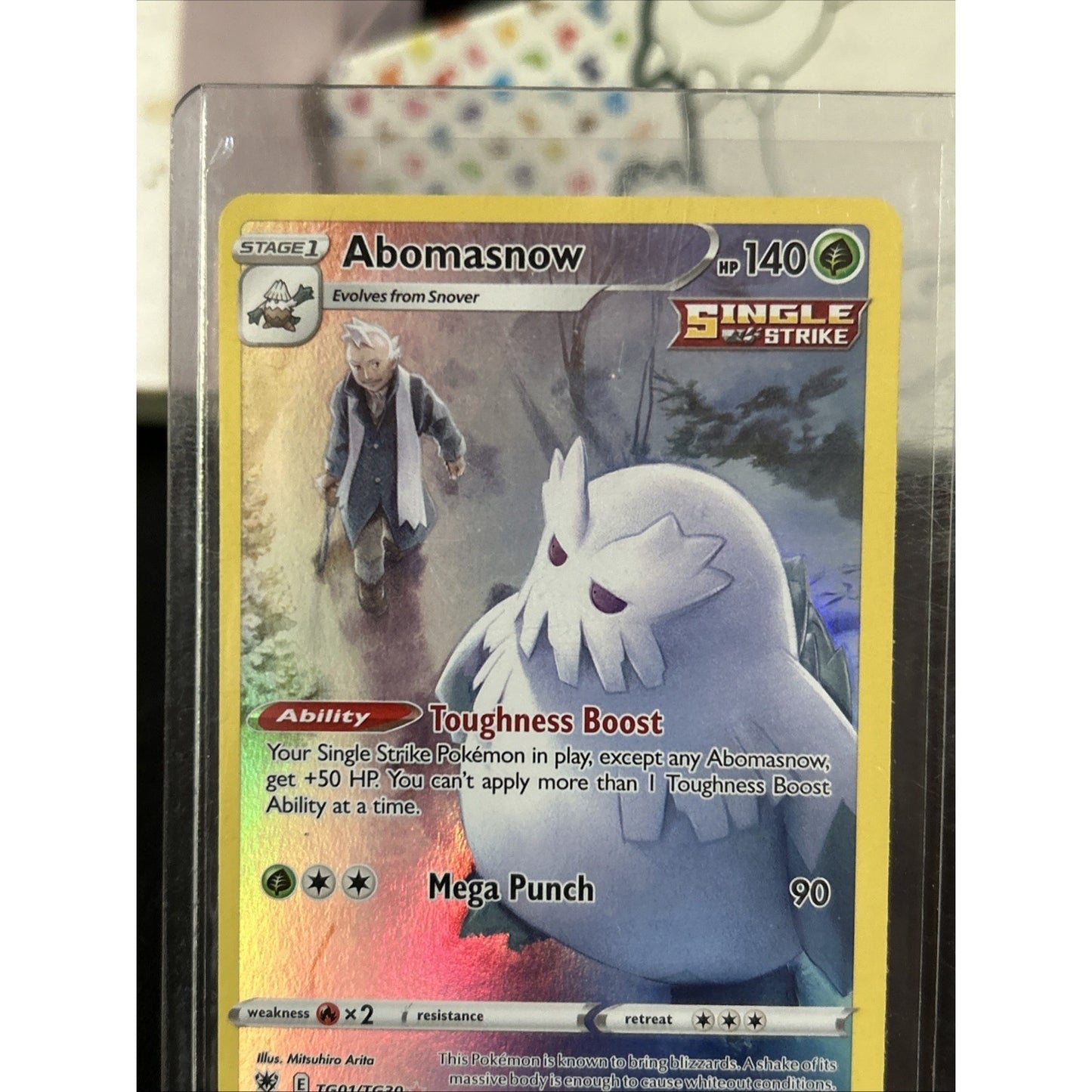 Abomasnow TG01/TG30 Swsh10 Astral Radiance Trainer Gallery Holo - Pack Fresh New