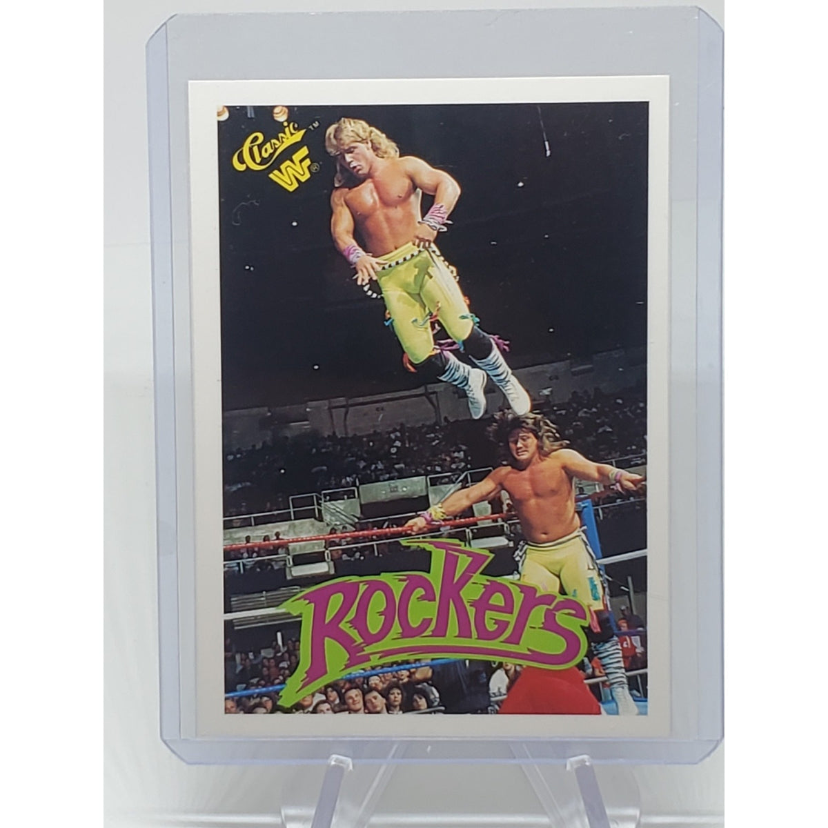 1990 Classic WWF The History of Wrestlemania Rockers Card #149 Shawn Michaels