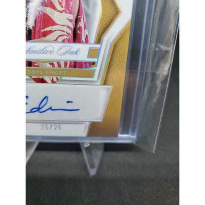 2024 Panini National Treasures WWE - Definitive Ink Edris Enofe #DK-EEF Holo...