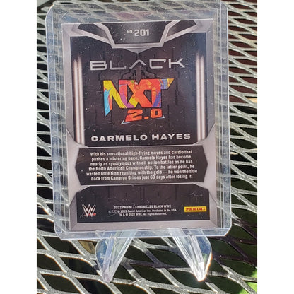 Carmelo Hayes 2022 Chronicles Black WWE - RC Rookie #201
