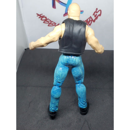 WWE Titan Tron Live Stone Cold Steve Austin Action Figure Blue Jeans 1999 Jakks