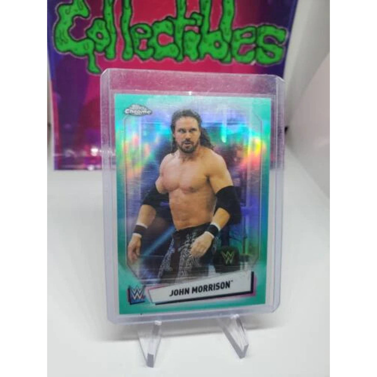 2021 Topps Chrome WWE John Morrison Johnny Mundo Aqua Parallel #/150