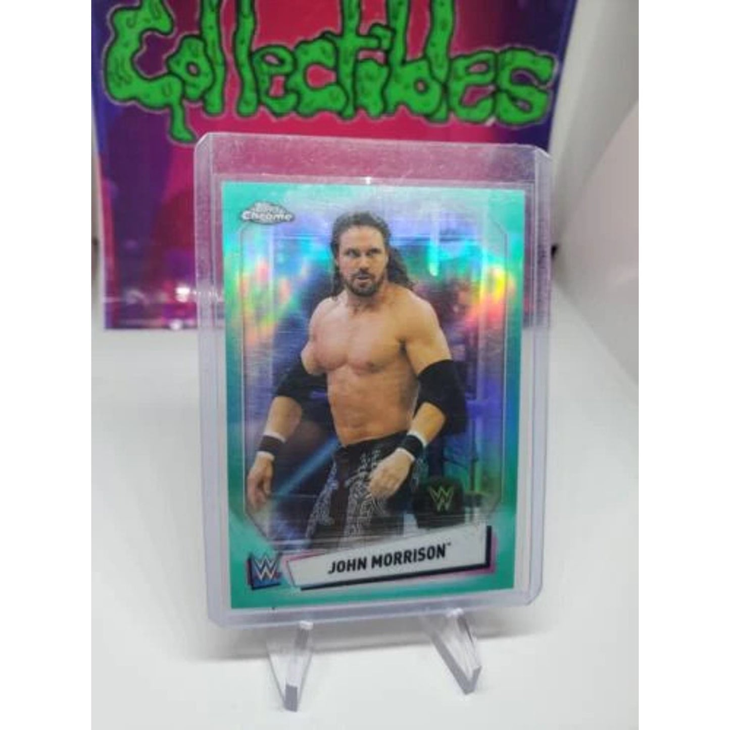 2021 Topps Chrome WWE John Morrison Johnny Mundo Aqua Parallel #/150