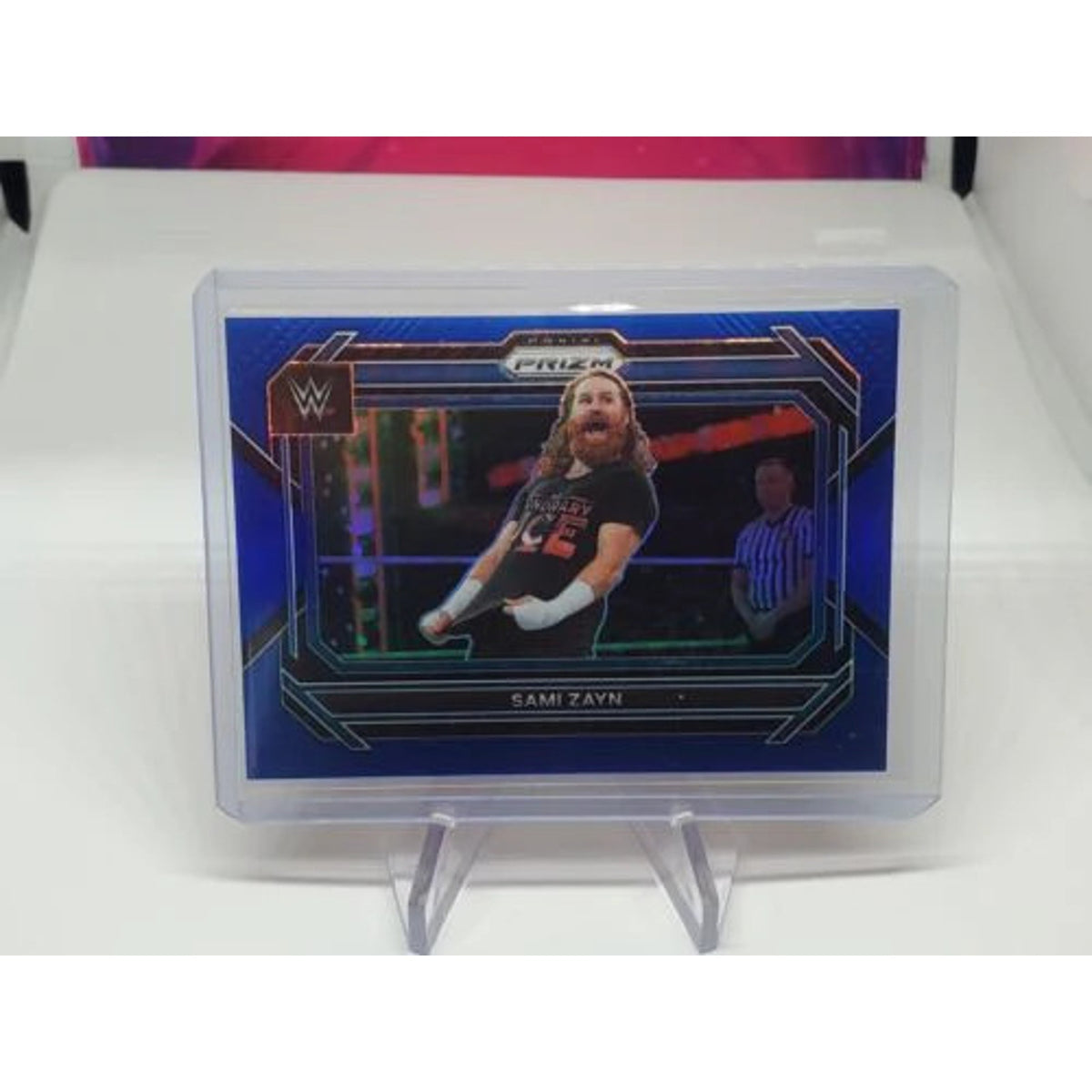2023 Panini Prizm WWE Blue Prizm #49 Sami Zayn /199 Fresh Pull SP