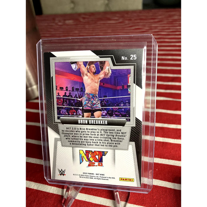 Rookie Bron Breakker 2022 Panini NXT WWE # 25 RC Base NXT 2.0