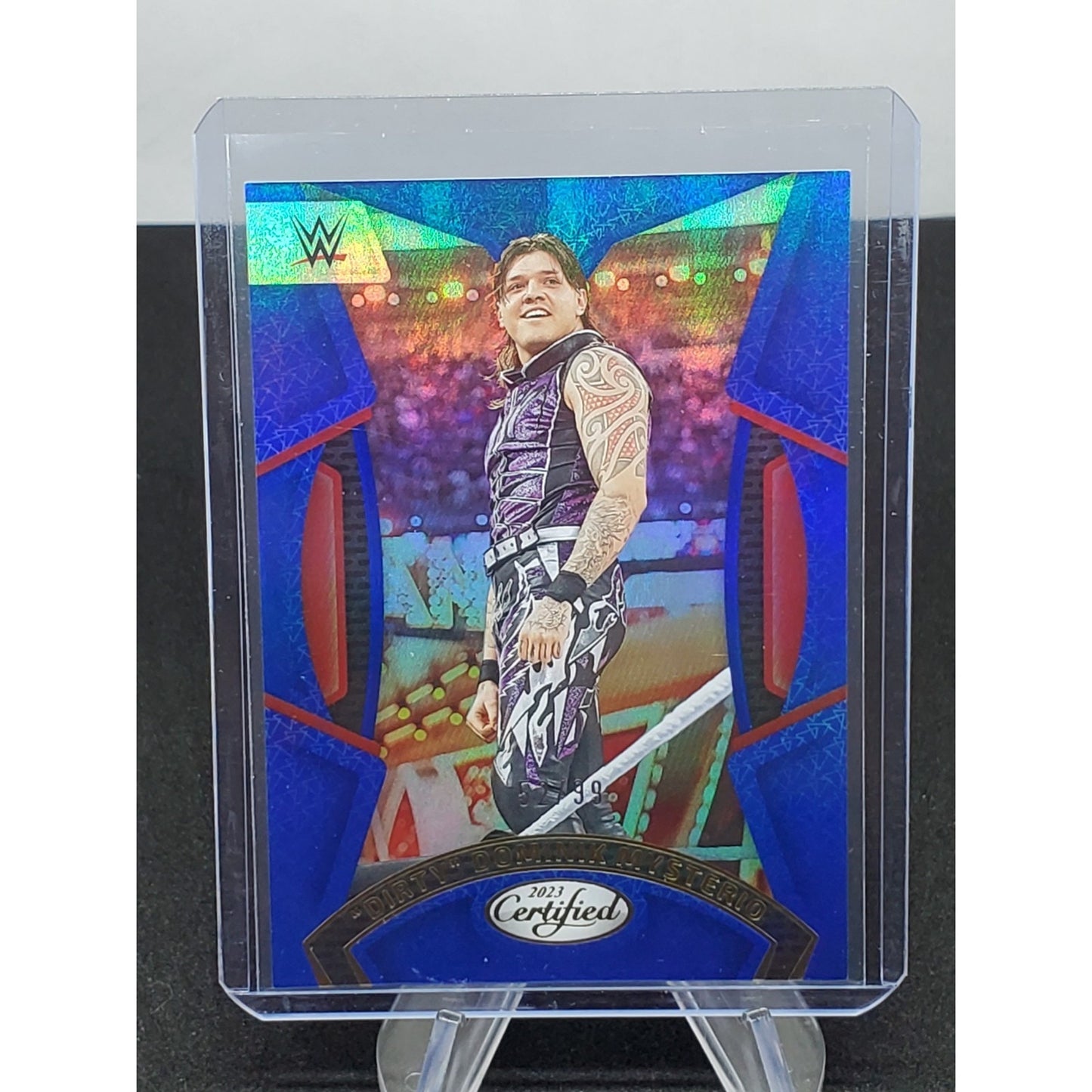 WWE 2023 Panini Chronicles “Dirty" Dominik Mysterio Certified Blue /99