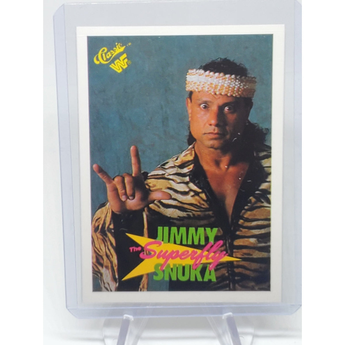 Jimmy Superfly Snuka WWF Wrestling 1990 Classic Card #69 WWE