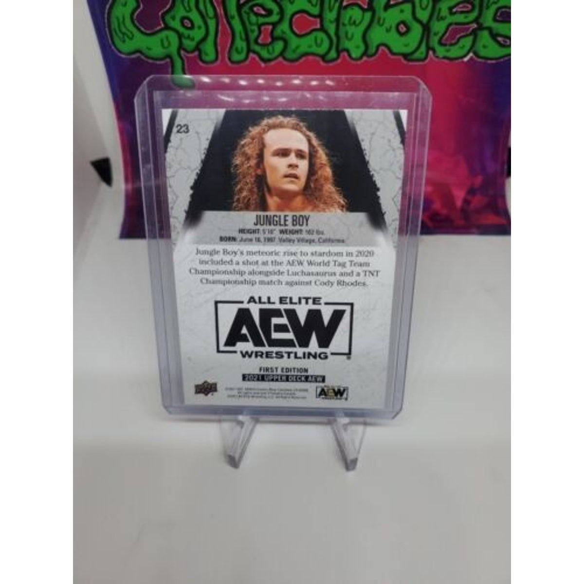 2021 AEW Upper Deck Jungle Boy Dynamite Parallel