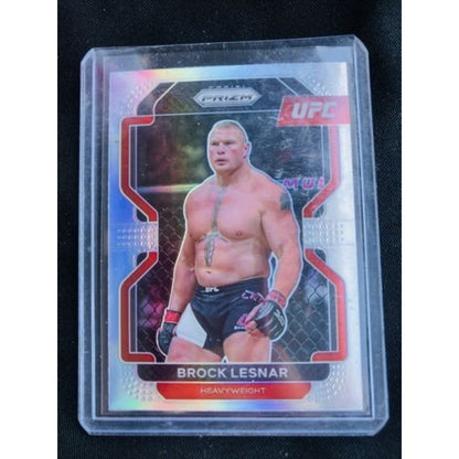 Brock Lesnar 2022 Panini UFC Prizm Silver Pack Fresh New Mint WWE