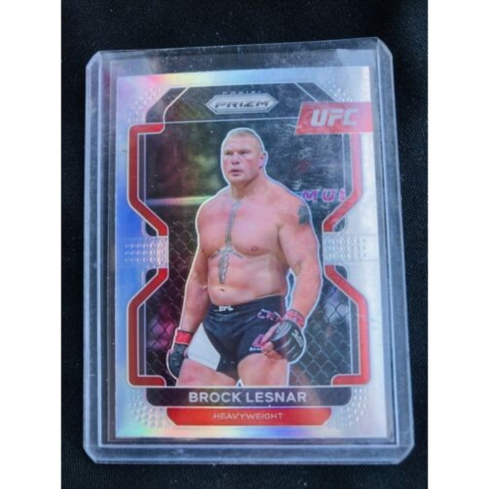 Brock Lesnar 2022 Panini UFC Prizm Silver Pack Fresh New Mint WWE