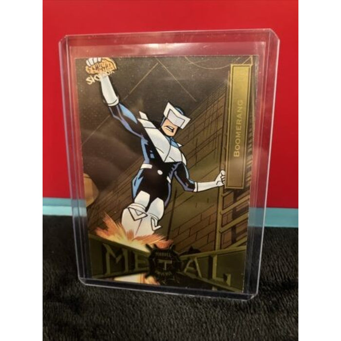 Gold Marvel Metal Universe Spiderman BOOMERANG Light FX 2021 #14 Pack Fresh New