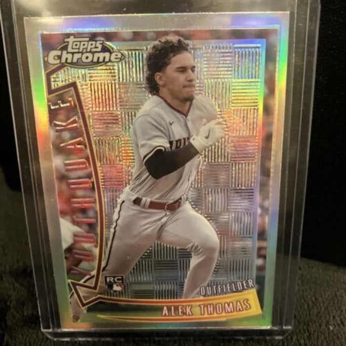 2022 Topps Chrome Sonic Alek Thomas Youthquake Rookie RC #YQ-29 Pack Fresh New