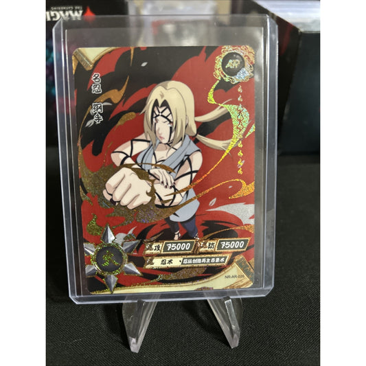 Kayou Naruto Doujin Trading Card GOLD Foil AR - NR-AR-026 Tsunade / Pack Fresh
