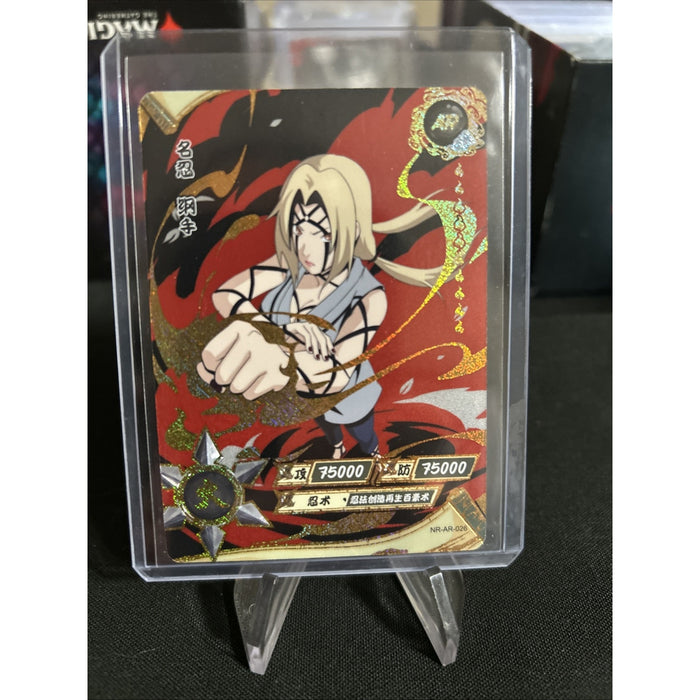 Kayou Naruto Doujin Trading Card GOLD Foil AR - NR-AR-026 Tsunade / Pack Fresh