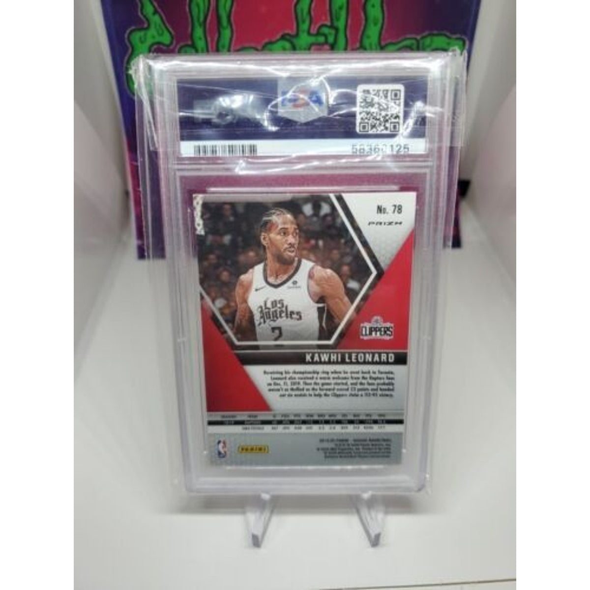 2019 Panini Mosaic - KAWAI LEONARD - Silver #78 - SAN ANTONIO SPURS PSA 10 Pop