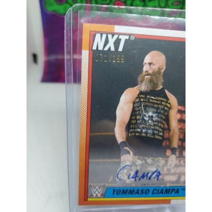 TOMMASO CIAMPA 2021 Topps WWE Heritage AUTO #/199 NXT