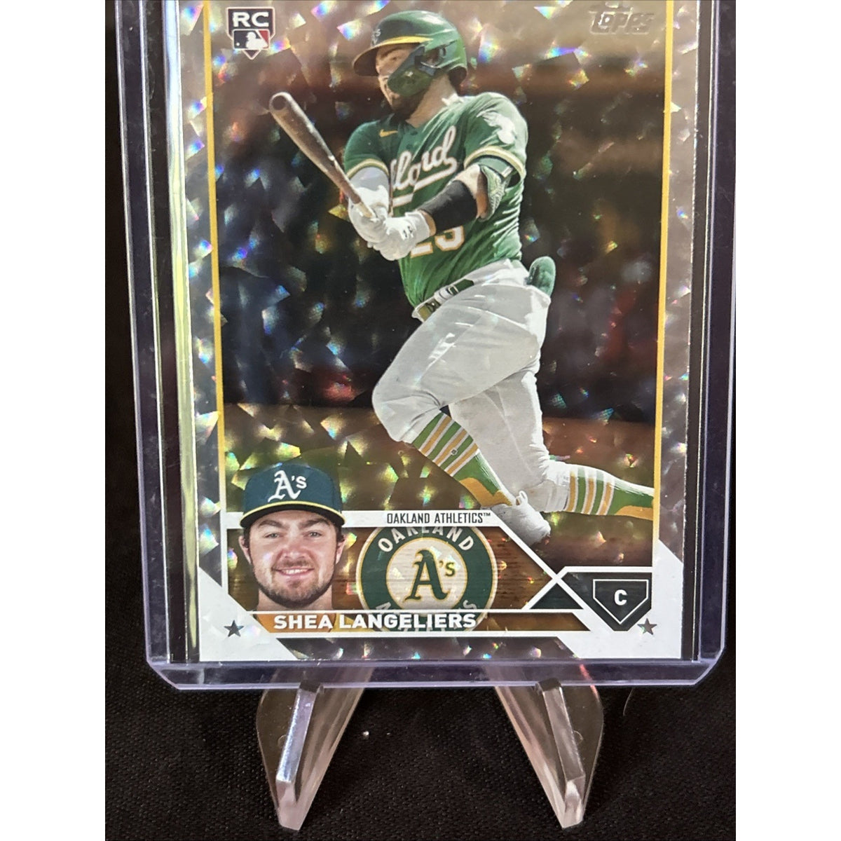 Shea Langeliers 2023 Topps Silver Pattern Foilboard Super Box 127 RC - Pack New
