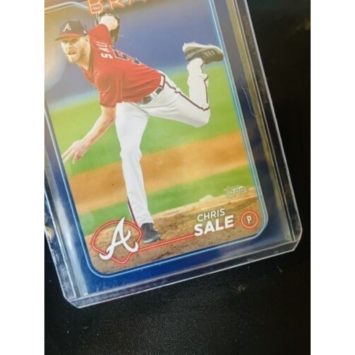 2024 Topps Series 2 - Chris Sale Blue Border Parallel - Braves Pack Fresh