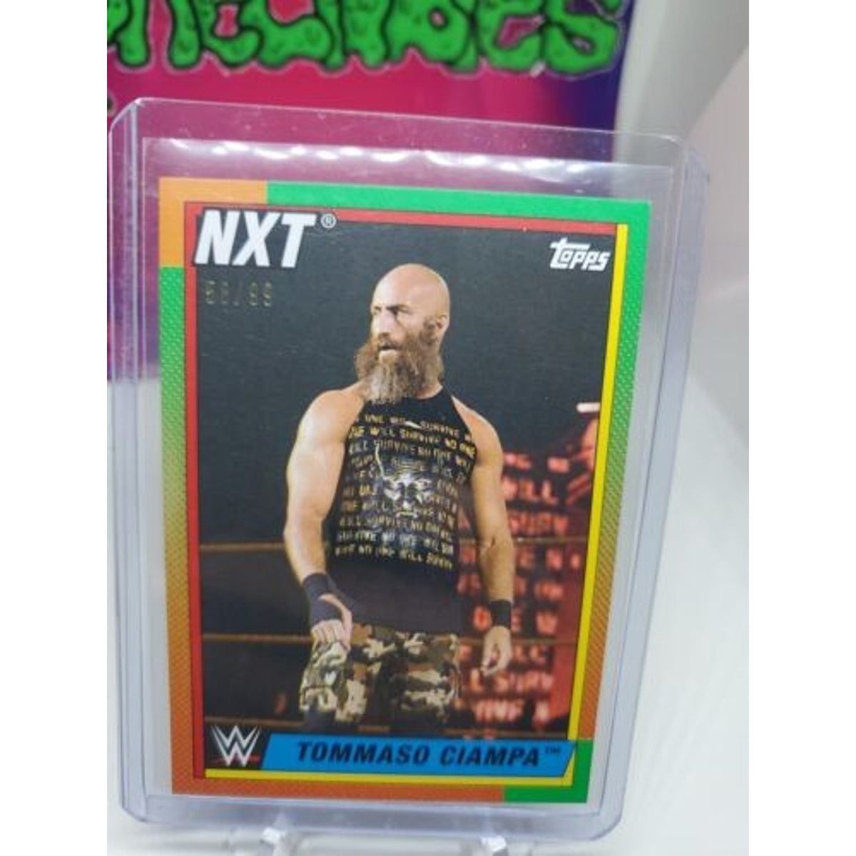 2021 Topps WWE Heritage Green SP /99 Tommaso Ciampa #95 NXT