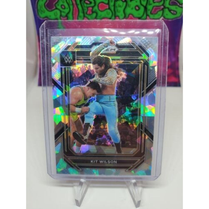 2023 WWE Prizm Retail Cracked Ice Parallel Kit Wilson Card #148