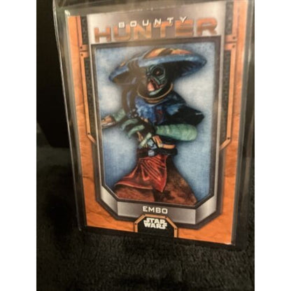 /250 EMBO 2022 TOPPS STAR WARS BOUNTY HUNTERS ORANGE PARALLEL Pack Fresh New
