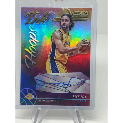 2021-22 Panini NBA Hoops - Hoops Ink Rick Fox #HI-RFX (AU)