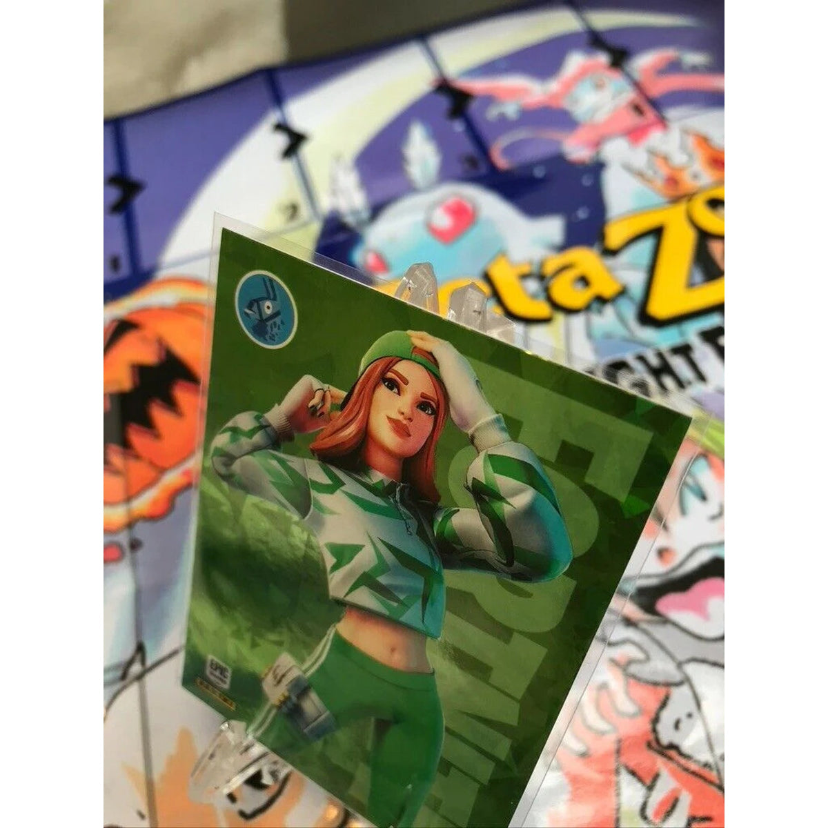 CRACKED ICE Chance RARE Outfit Crystal Shard Fortnite Series 3 USA SSP Card #39
