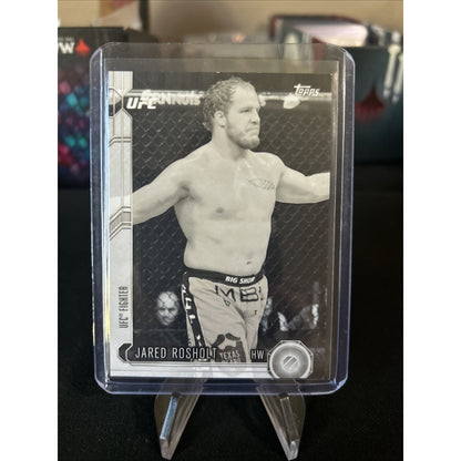 2015 Topps UFC MMA Chronicles BLACK and WHITE #216 Jared Rosholt /188