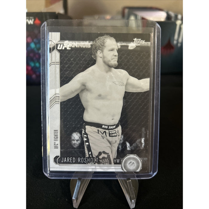 2015 Topps UFC MMA Chronicles BLACK and WHITE #216 Jared Rosholt /188