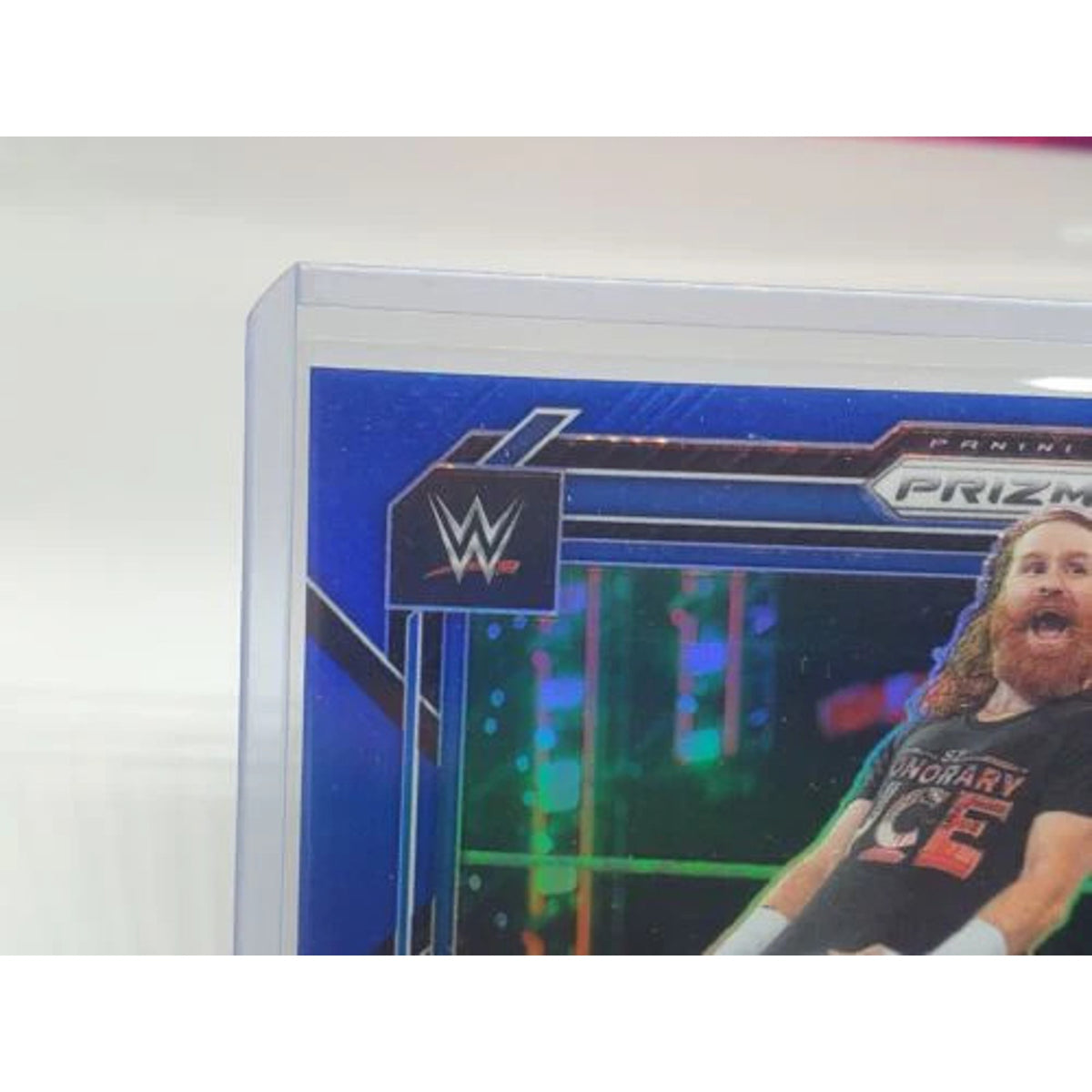 2023 Panini Prizm WWE Blue Prizm #49 Sami Zayn /199 Fresh Pull SP