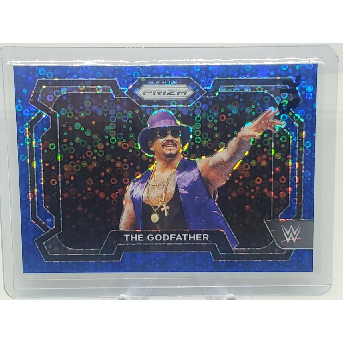 2024 Panini Prizm WWE WRESTLING UNDER CARD BLUE THE GODFATHER 11/25 O7713