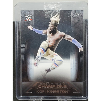 Kofi Kingston 2021 Topps WWE Undisputed Black # /5 GS-8