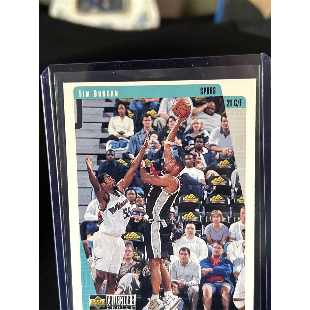 Tim Duncan 1997-98 Upper Deck RC Collector's Choice #323 Spurs - Excellent Cond
